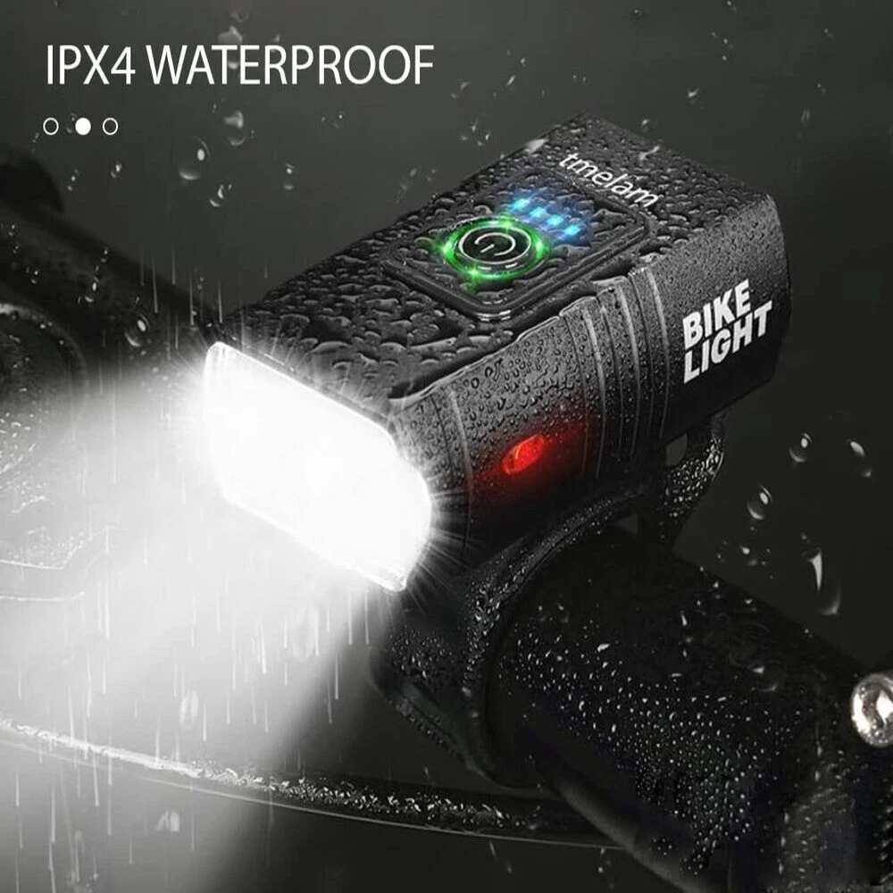 rechargeable bike lights ebay