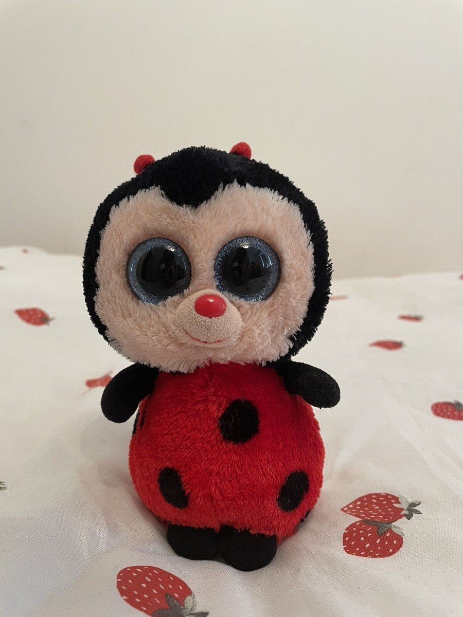 TY Beanie Boo 6” Plush Soft Toy Buggy Ladybird UK