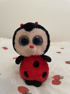 TY Beanie Boo 6” Plush Soft Toy Buggy Ladybird UK