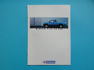 Prospekt / Katalog / Brochure Nissan Pick-Up 4x4 - 01/86