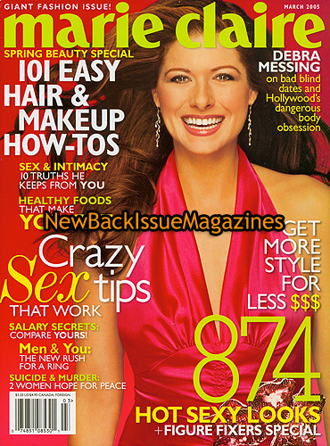 Marie Claire 3/05,Debra Messing,March 2005,NEW
