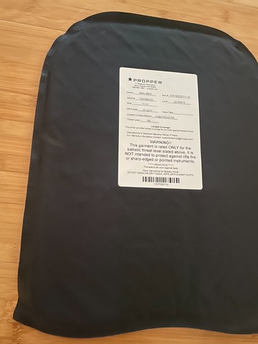 PROPPER IIIA Back Pack Armor Plate 11"X14" 1 Unit New Unused. 03/2018 USA - Picture 6 of 9