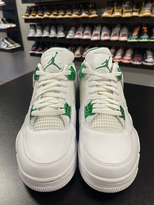 Size 12 - Jordan 4 Retro Metallic - Pine Green 2020 | eBay