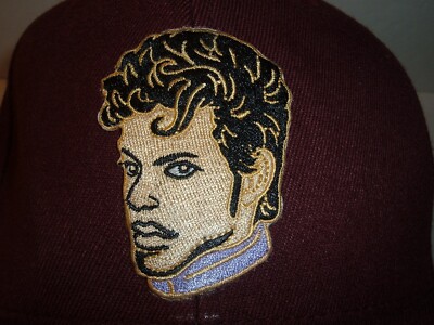 Prince Purple Rain Baseball Snapback Cap Hat Pop Icon Rare 90's