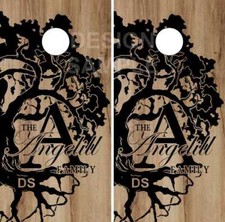 Family Tree Of Wood Cornhole Wrap Bag Toss Skin Decal Sticker