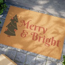 Merry  Bright Doormat