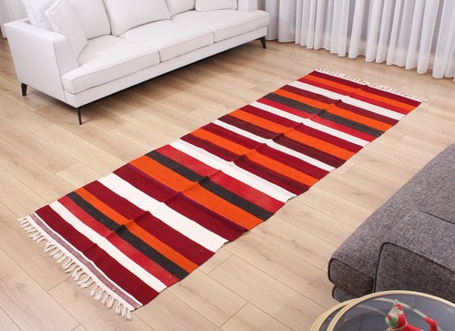 Kilim Runner Turkish 3.44' x 9.65' VINTAGE FAST Shipment 11894