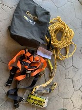 HONEYWELL MILLER "TITAN II" FULL BODY HARNESS L/XL w/GUARDIAN FALL LANYARD Ancho