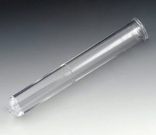 12mm x 86mm (5mL) Test Tube with Rim - Polystyrene (PS) - Round Bottom 100 count