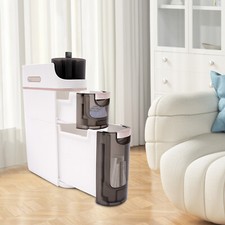 Modern Bathroom Floor Cabinet Bathroom Storage Cabinet with 2x Drawers White NEW