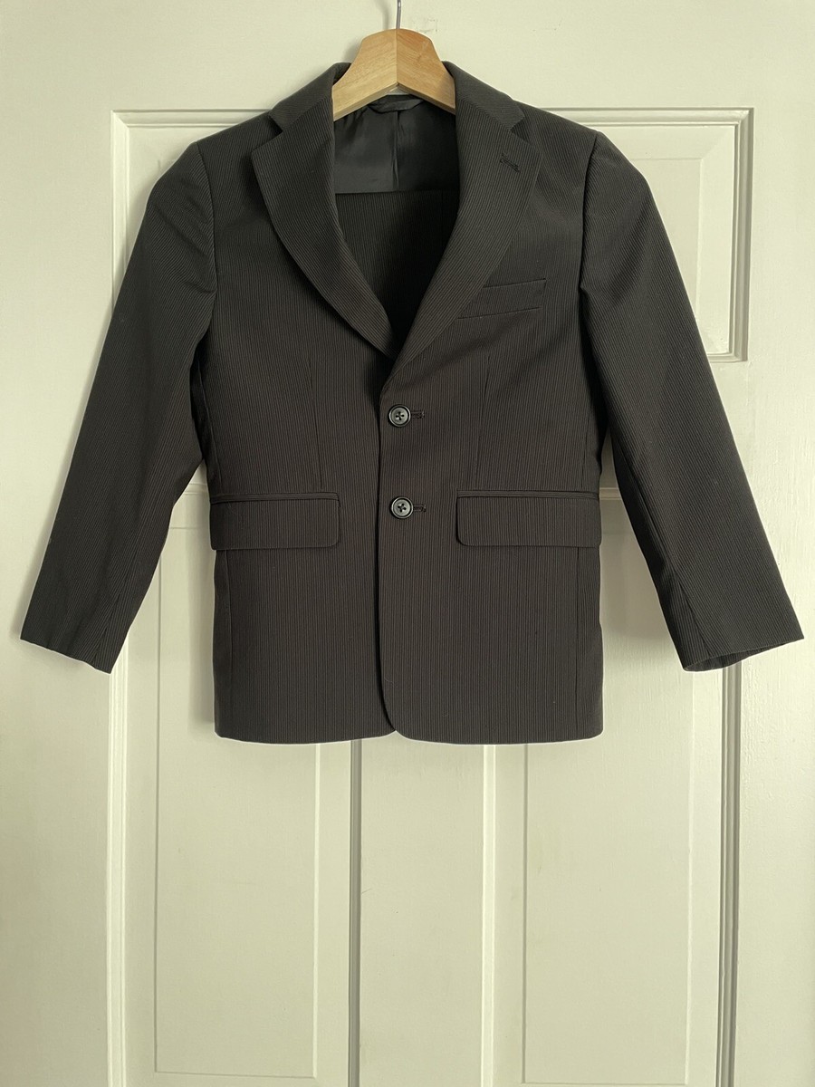 Boys Youth Michael Kors Suit Jacket And Slacks, Black, Size 8R