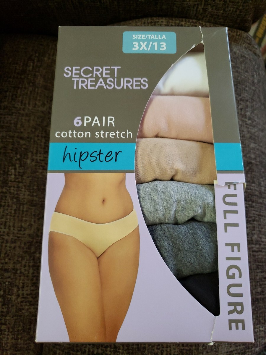 櫻さま専用⋆✦ 2 Secret Treasures Full Figure Hipster Panties 6 Pair Size