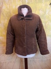 Weird Fish brown 100 cotton polyester lined Jacket. UK women's size XL