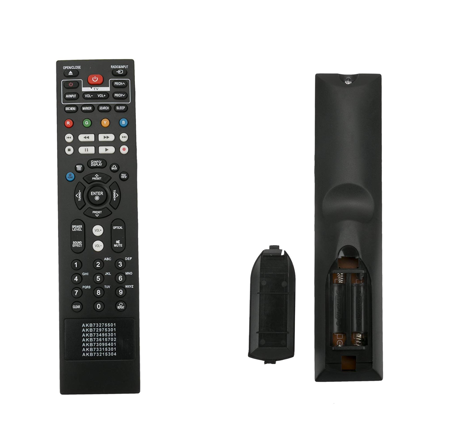 Replace Remote AKB73615702 for LG Blu-ray DVD player BP620, BP620N, BP520