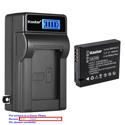 Kastar Battery LCD Wall Charger for Leica Genuine BP-DC10 DC10-E DC10-U BC-DC10