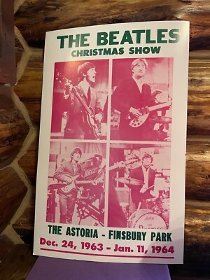 THE BEATLES - CHRISTMAS SHOW - Concert POSTER - FINSBURY PARK 1963