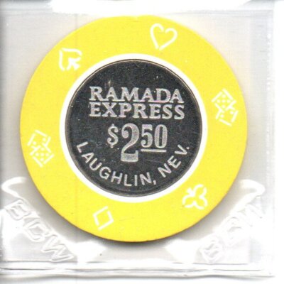 Ramada Express Casino 2 1/2 Dollar Casino Chip as pictured