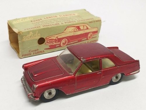 Vintage 1:43 SOLIDO LANCIA FLAMINIA COUPÉ PININ FARINA mit OVP - Bild 2 von 10