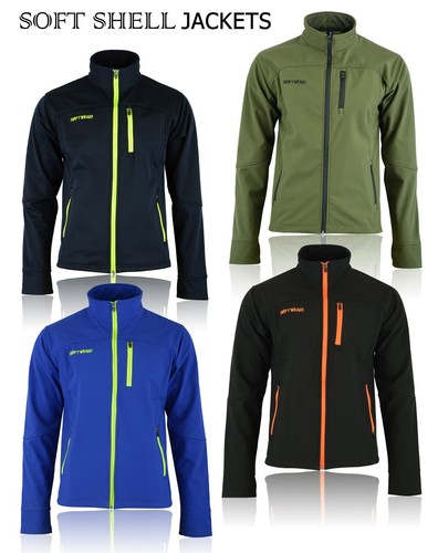 Softshell Jacket Work Outdoor Windproof Water Resistant Casual Golf Mens Thermal - 第 6/15 張圖片