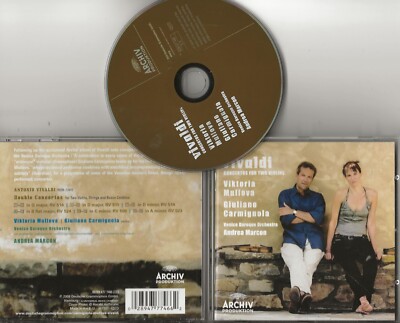 VIVALDI Concertos for two Violins cd 2008 Viktoria Mullova Giuliano Carmignola