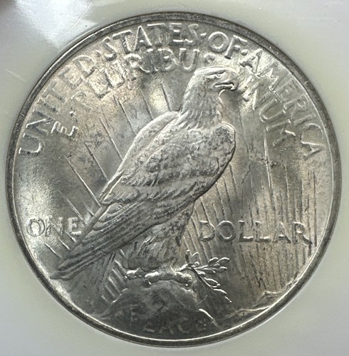 1922 Peace Silver Dollar MS64 NGC nice - Picture 3 of 3