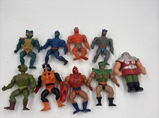1980s LOT of 9 Vintage Mattel MOTU Masters of the Universe Evil Warriors