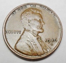 1926 D Lincoln Wheat Cent / Penny  *XF - EXTREMELY FINE*  *FREE SHIPPING*