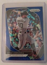 2020 Panini Prizm Baseball EVAN LONGORIA Blue Mojo #/175 San Francisco Giants