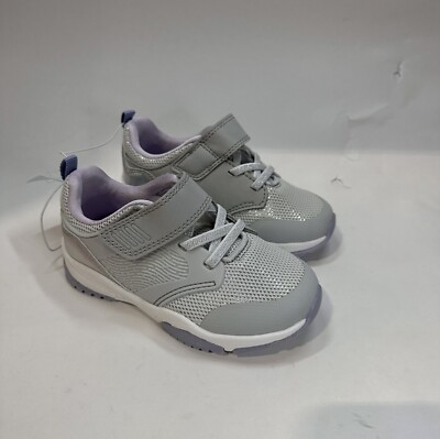  Toddler Ari Wide Width Apparel Sneakers - Cat & Jack Gray Light Purple 5W