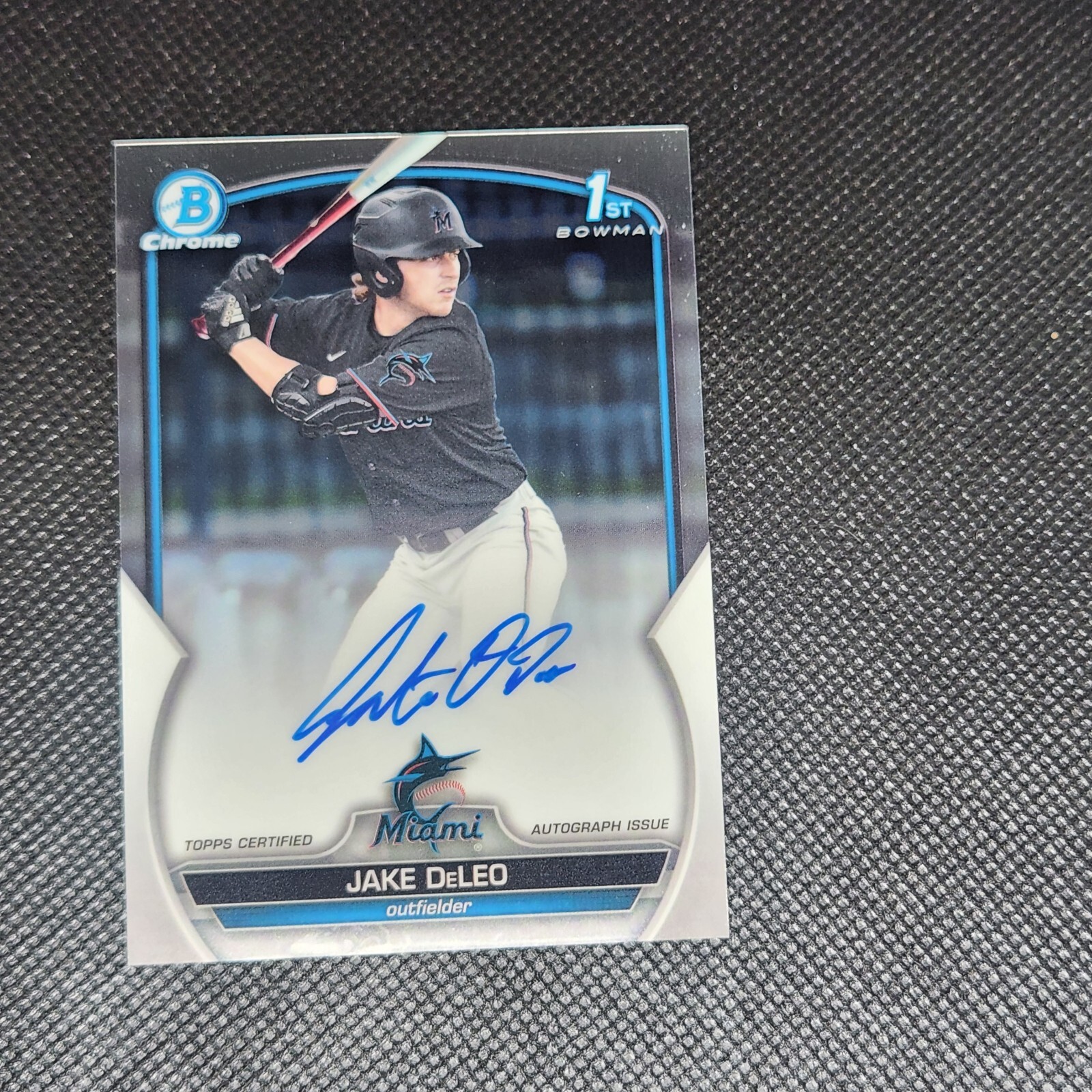 2023 Bowman Chrome Jake Deleo Bowman 1st Base auto #CDA-JD