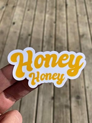 Honey Honey Sticker Water Bottle Phone Sticker Laptop Sticker