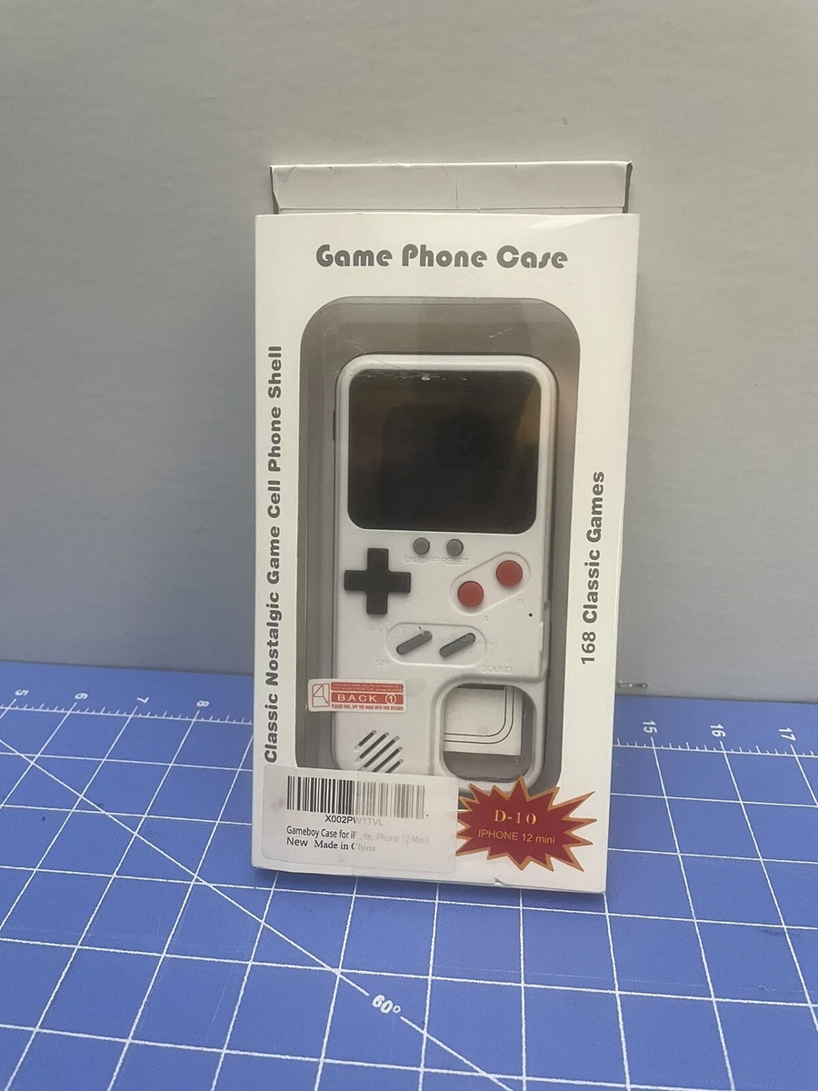 iPhone Retro Game Gameboy Phone Case 168 Classic Games D-10 iPhone 12 Mini