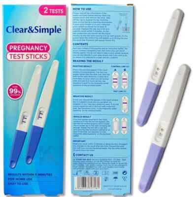 10X SCHWANGERSCHAFTSTEST Stick GENERIC Clearblue 99% genaue Testkits Ergebnisse