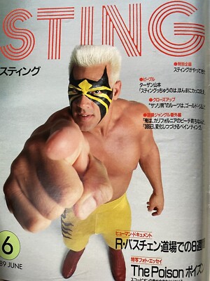 1989 Weekly Pro Wrestling No.321 Sting NWA WCW WWE AEW | eBay