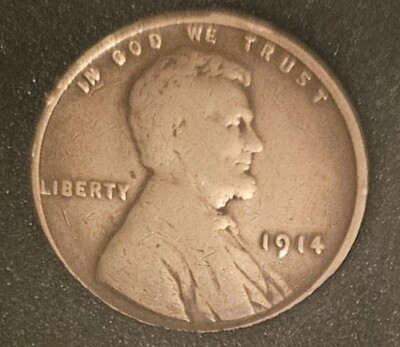1914 One Cent, Beautiful Condition, Found In Salt Mines, Detroit,  MI 