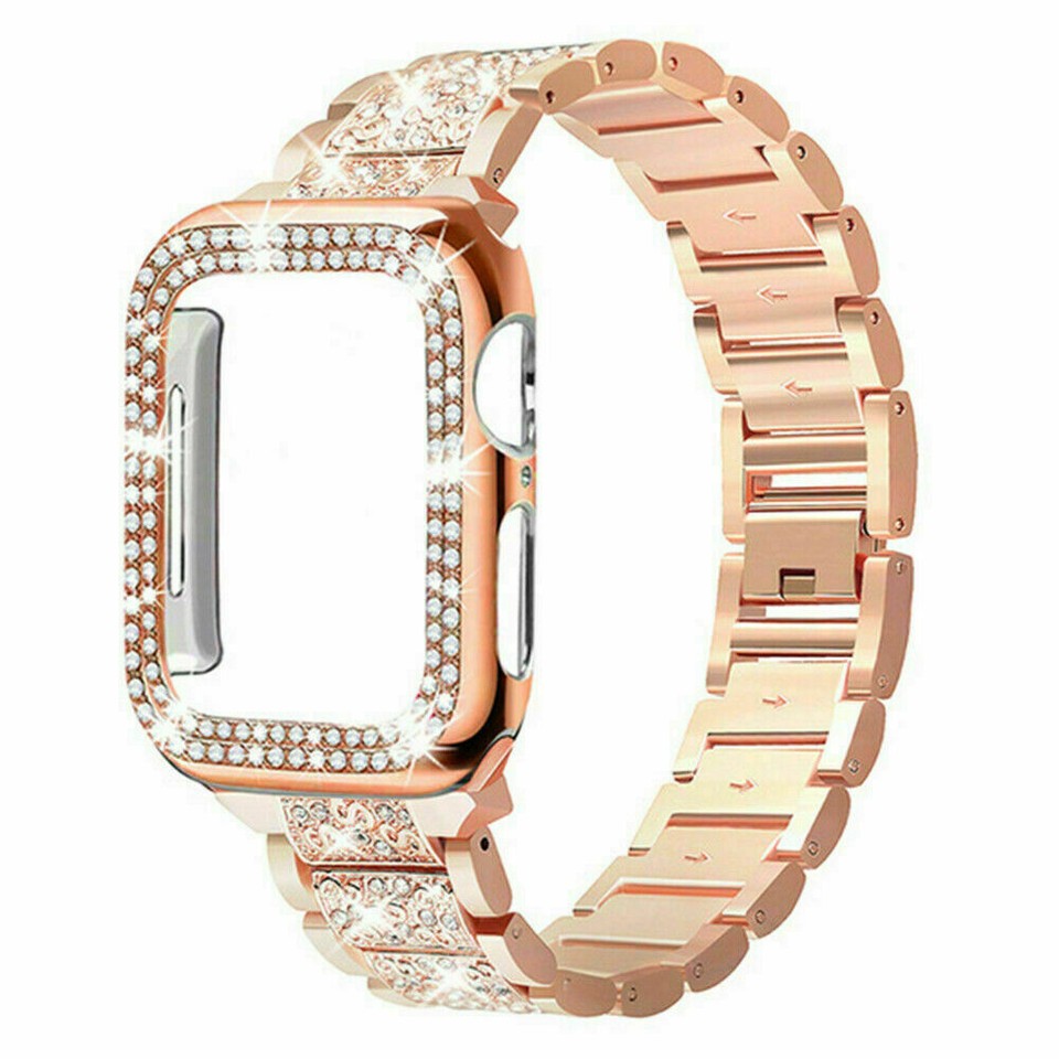 Case+Bling Strap Band 41/49mm For Apple Watch Ultra 2 Series 9 8 7 6 5