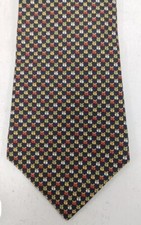 Salvatore Ferragamo 100% Silk Tie Black Saddles Jockeys Equestrian Horse Racing
