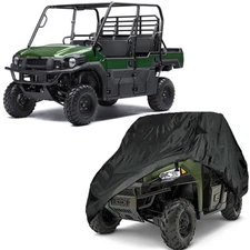 Utility Vehicle Storage Cover Waterproof For Kawasaki Mule Pro-fxt Ranch Edition