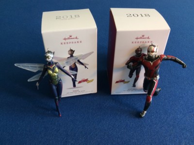 Wasp (Lmt Ed) and Ant-Man (Ant-Man & the Wasp) - 2018 Hallmark Keepsake ornament