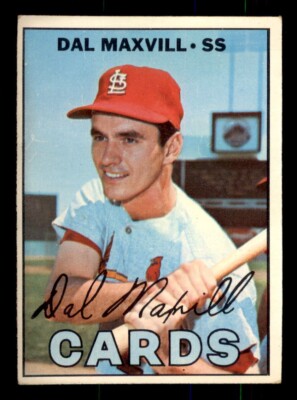 1967 Topps Baseball #421 Dal Maxvill VG *e1