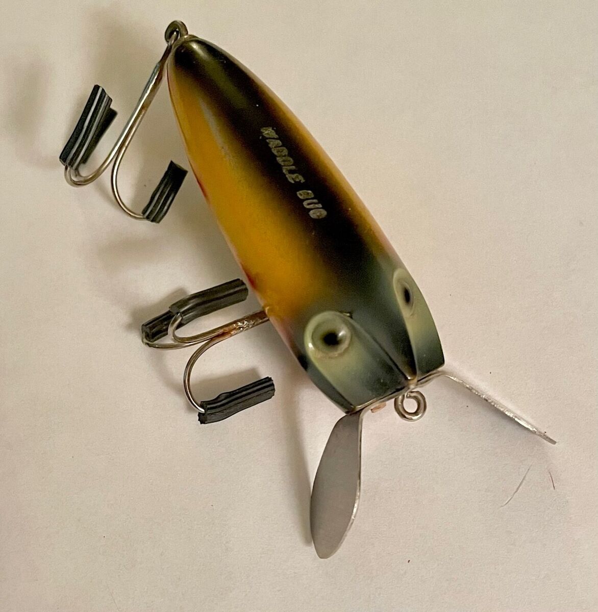Antique Original Makinen Waddle Bug Fishing Lure, RARE Super Antique Original Makinen Waddle Bug Fishing Lure, RARE Super