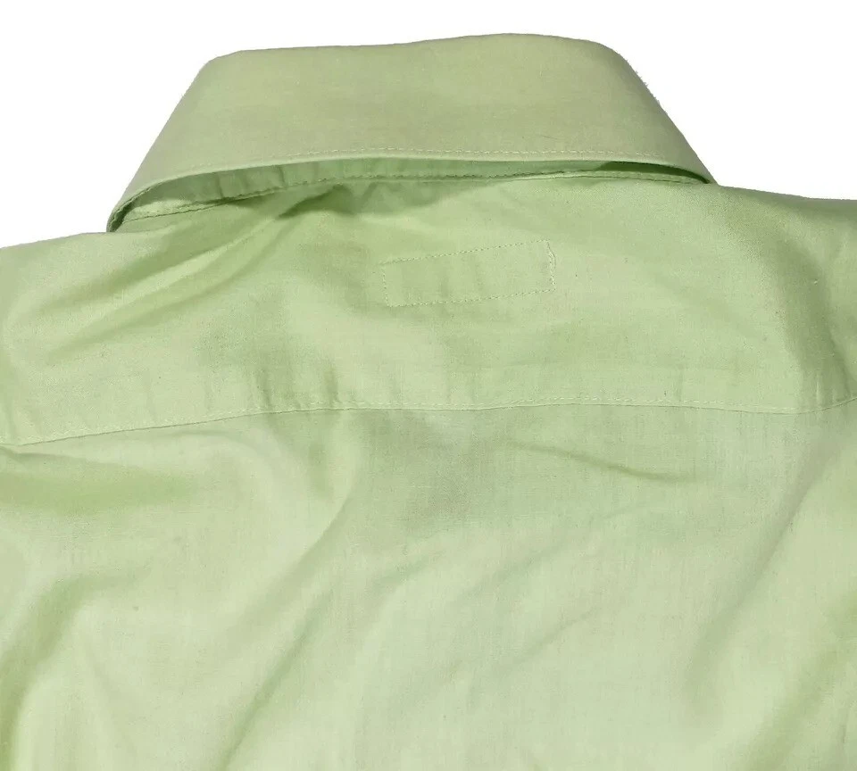 Camicia uomo Moschino media verde menta made in Italy tasca manica lunga con bottoni