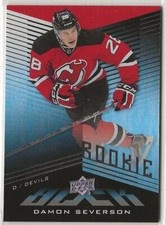 2014 2014-15 UD Black Rookie #41 Damon Severson 167/199 New Jersey Devils