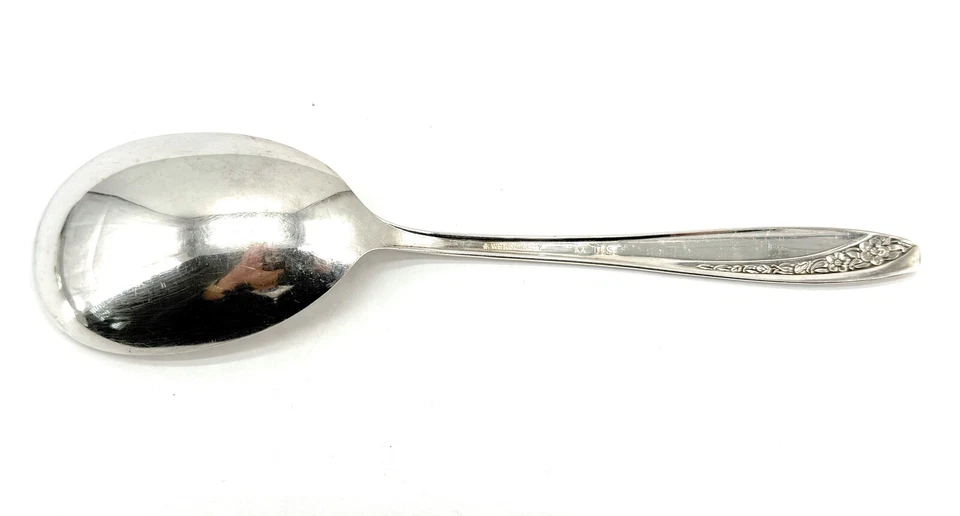 International Silver Starlight Silverplate Serving Spoon 9" WM Rogers AA IS - Image 3 of 4