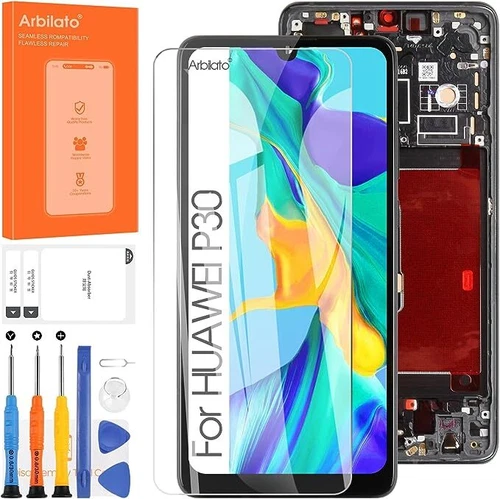 OLED For Huawei P30 ELE-L29 ELE-L09 LCD Display Touch Screen Replacement + Frame