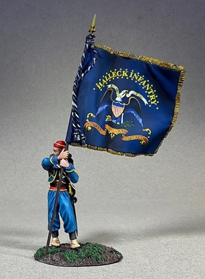 W Britain - Union 146th New York Zouave with Regimental Colors #31323