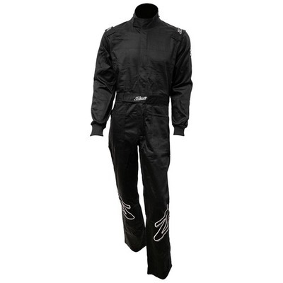 Zamp Racing Suit R010003L; ZR-10 SFI 3.2A/1 Large Single Layer Black, 1-Piece