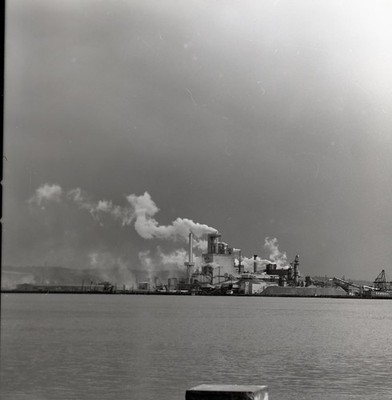 A24 Negative 1970s  Tacoma St Regis Paper Mill Smoke 915a