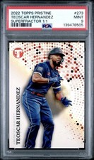 Marketplace image: 2022 Topps Pristine - Teoscar Hernandez #273 SUPERFRACTOR 1/1 Rare PSA 9
