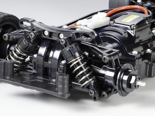 Tamiya Audi R8 LMS 2008 Bausatz TT-02 1:10 RC Auto 4WD Chassis Elektromotor - Bild 8 von 12